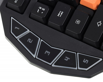 Клавиатура A4Tech Bloody B314 черный USB Multimedia for gamer LED (подставка для запястий)
