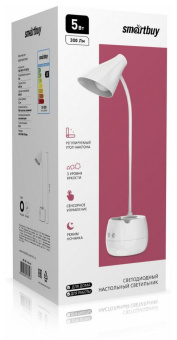 SMARTBUY (SBL-DL-5-alu-w) светильник 5Вт , белый