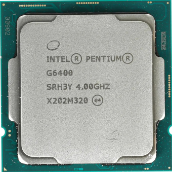 Процессор Intel Pentium Gold G6400 Comet Lake OEM 4ГГц 4MB UHD Graphics 610 LGA1200 (CM8070104291810)