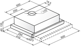 Вытяжка FABER FLOX IX A60 110.0436.367