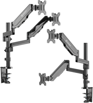Кронштейн для мониторов Onkron G140 черный 13"-32" макс.16кг настольный поворот и наклон верт.перемещ.