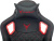 Кресло игровое Knight Titan черный/красный ромбик эко.кожа с подголов. крестов. металл