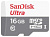 Флеш карта microSDHC 16Gb Class10 Sandisk SDSQUNS-016G-GN3MN Ultra 80 w/o adapter