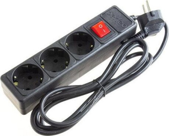 PERFEO (PF_A4664) "POWER+" - 3 роз - 1,8м - черный