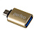 PERFEO (PF_C3001) adapter USB на micro USB c OTG, 3.0 (PF-VI-O012 Gold) золотой