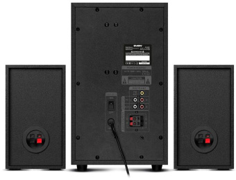 Колонки Sven MS-2250 2.1 черный 80Вт