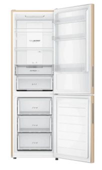 Холодильник Haier CEF536CGG золотистый 