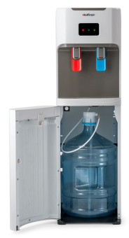 Кулер Hotfrost V115AE напольный электронный белый/серый