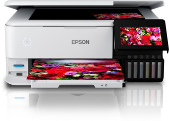 МФУ струйный Epson L8160 (C11CJ20404) A4 Duplex Net WiFi USB RJ-45 белый/черный