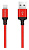 More choice K12m Дата-кабель USB 2.1A для micro USB - 1м Red Black