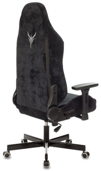 Кресло игровое Knight N1 Fabric черный Light-20 с подголов. крестовина металл
