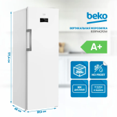 Морозильник Beko B3RFNK292W белый