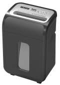 Шредер Buro Office BU-S1501-8M черный (секр.P-5) фрагменты 8лист. 20лтр. скрепки скобы пл.карты
