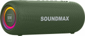 Портативная колонка Soundmax SM-PS5026B 20Вт 2000мАч зеленый