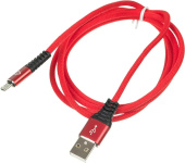 Кабель Digma MICROUSB-1.2M-BRAIDED-R USB(m)-micro USB (m) 1.2м красный