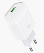 HOCO (6931474732514) СЗУ HOCO C72Q Glorious single port charger (белый)