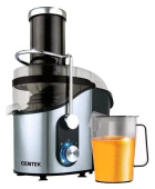 Соковыжималка Centek CT-1212 черный/серебристый