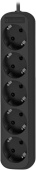 Сетевой удлинитель Defender M550 5 роз. 5м черный (99331)