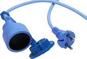 Сетевой удлинитель Powercube PC-2F-R-30(IP) 1 роз. 30м синий