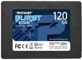 Накопитель SSD Patriot Burst Elite 120GB, SATA 2.5", PBE120GS25SSDR, 450/320, RET