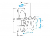 Кронштейн Holder LCDS-5003 металлик до 26, пов.-накл.