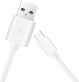 MORE CHOICE (4627151190754) K13mUSB 2.4A microUSB белый - 1,0m