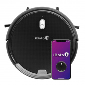 Робот - пылесос iBoto Smart X615GW Aqua черный/серый