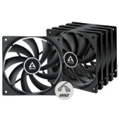Вентилятор Arctic Cooling F12 PWM PST черный 120x25 - 5шт 1350rpm 4pin (ACFAN00250A)