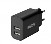 WIIIX UNN-1-2-04 СЗУ, 2 USB, черный