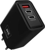 MORE CHOICE (4620202555625) NC90 1USB+2Type-C 3.0A PD 45W Black