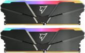 Память DDR4 2x8Gb 3600MHz Netac NTSRD4P36DP-16E Shadow RGB RTL PC4-28800 CL18 DIMM 288-pin 1.35В