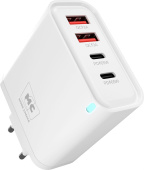 MORE CHOICE (4620202555656) NC95 2USB+2Type-C 3.0A PD 65W White