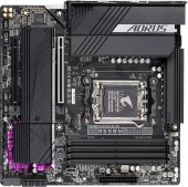 Материнская плата Gigabyte B650M AORUS ELITE Soc-AM5 AMD B650 mATX AC`97 8ch(7.1) 2.5Gg RAID+HDMI+DP