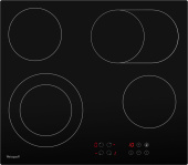 Встраиваемая электрическая варочная панель Weissgauff HV 642 BA черный