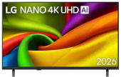 Телевизор LG 43NU900B6LA.ARU черный