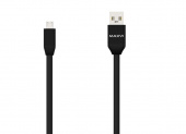 MAXVI MC-15M черный, USB-A - microUSB, 2A