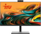 Моноблок 23.8" IRU Агат 632 Full HD черный PG-G7400 8Gb/256Gb UHDG710 Free DOS клавиатура мышь (2045707)