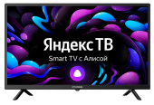 Телевизор LED Hyundai 32" H-LED32BS5003 Яндекс.ТВ Frameless черный HD 60Hz DVB-T DVB-T2 DVB-C DVB-S DVB-S2 USB WiFi Smart TV