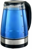 Чайник электрический Goodhelper KPG-1810 blue 1,8л 1800Вт прозрачный/стальной