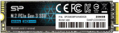 Накопитель SSD Silicon Power PCI-E x4 256Gb SP256GBP34A60M28 M-Series M.2 2280