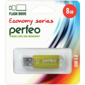 PERFEO USB 8GB E01 GOLD ECONOMY SERIES