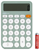 Калькулятор настольный Deli EM124GREEN зеленый 12-разр.