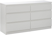 ГУД ЛАКК 2.03.02.080.1 КАСТОР комод 6 ящиков RU белый (2 пак.)