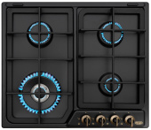 Газовая варочная панель DeLonghi ANF 46 PRO RUS черный