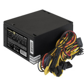 Блок питания 600W ATX Exegate ATX-XP600 OEM, black, 12cm fan, 24+4p, (6+2)p PCI-E, 3*SATA, 1*FDD, 2*IDE (EX219465RUS)