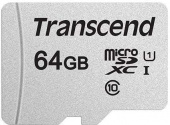 Флеш карта microSDXC 64Gb Class10 Transcend TS64GUSD300S w/o adapter