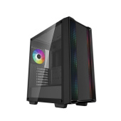 Корпус Deepcool CC560 ARGB black (ATX, без БП, ARGB, USB3.2 Type-A+USB2.0 Type-A) (R-CC560-BKTAA4-G-2)
