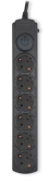 Сетевой фильтр Ippon BK-6-EU-3-16-B 6 роз. 3м черный