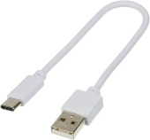 Кабель Digma TYPE-C-0.15M-WH USB(m)-USB Type-C(m) 0.15м белый