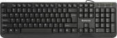 Клавиатура Defender OfficeMate HM-710 черный 45710